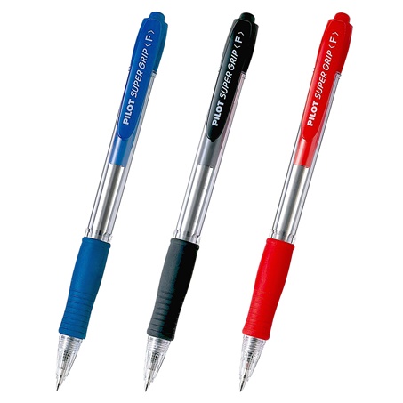 Penna a sfera a scatto BP S Matic - punta fine 0,7 mm - rosso - Pilot